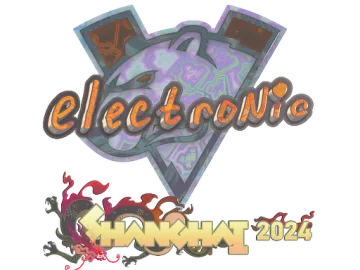 Sticker | electronic (Holo) | Shanghai 2024