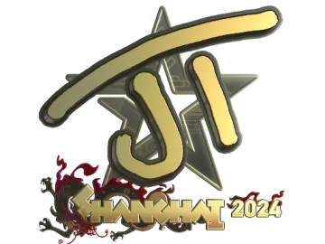Sticker | JT (Gold) | Shanghai 2024