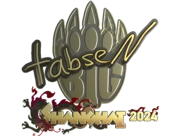 Sticker | tabseN (Gold) | Shanghai 2024