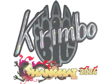 Sticker | Krimbo (Glitter) | Shanghai 2024