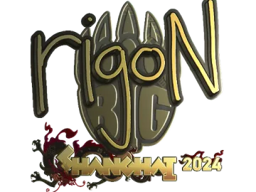 Sticker | rigoN (Gold) | Shanghai 2024