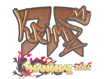 Sticker | KRIMZ (Glitter) | Shanghai 2024