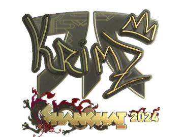 Sticker | KRIMZ (Gold) | Shanghai 2024