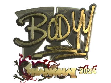 Sticker | bodyy (Gold) | Shanghai 2024