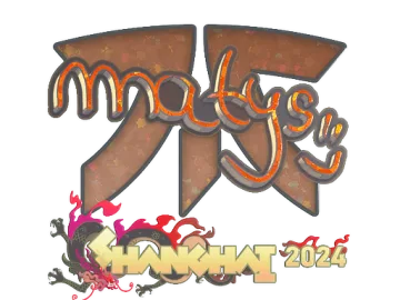 Sticker | MATYS (Glitter) | Shanghai 2024