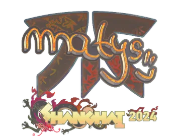 Sticker | MATYS (Holo) | Shanghai 2024