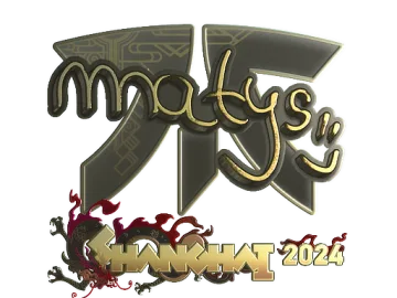 Sticker | MATYS (Gold) | Shanghai 2024