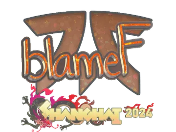 Sticker | blameF (Glitter) | Shanghai 2024