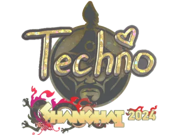 Sticker | Techno4K (Glitter) | Shanghai 2024