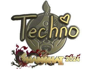 Sticker | Techno4K (Gold) | Shanghai 2024