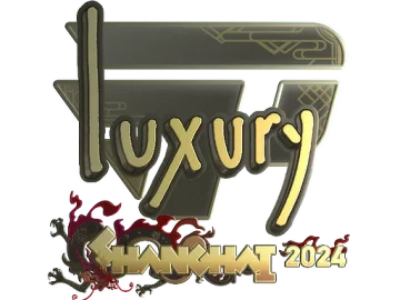 Sticker | lux (Gold) | Shanghai 2024