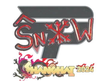 Sticker | snow (Glitter) | Shanghai 2024