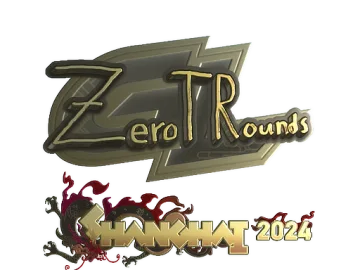Sticker | ztr (Gold) | Shanghai 2024