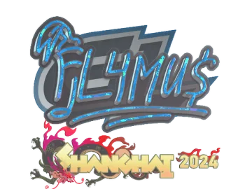 Sticker | FL4MUS (Glitter) | Shanghai 2024
