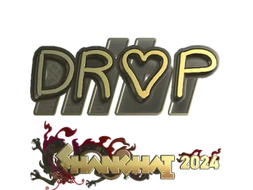 Sticker | drop (Gold) | Shanghai 2024