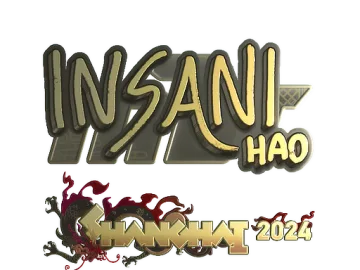 Sticker | insani (Gold) | Shanghai 2024