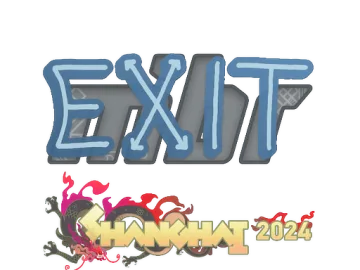 Sticker | exit | Shanghai 2024