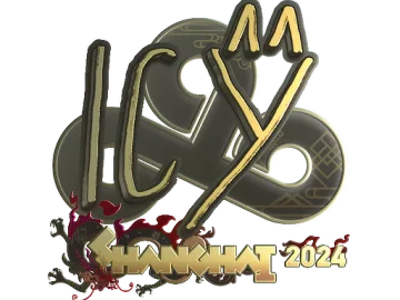 Sticker | ICY (Gold) | Shanghai 2024