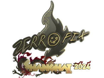 Sticker | zeRRoFIX (Gold) | Shanghai 2024