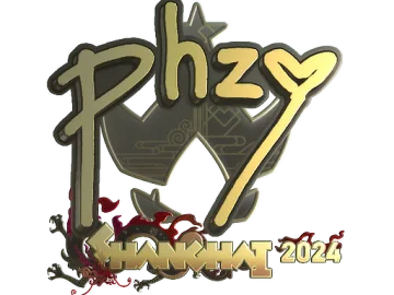 Sticker | phzy (Gold) | Shanghai 2024