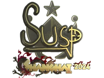 Sticker | susp (Gold) | Shanghai 2024