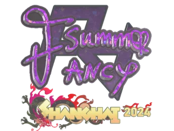 Sticker | Summer (Glitter) | Shanghai 2024
