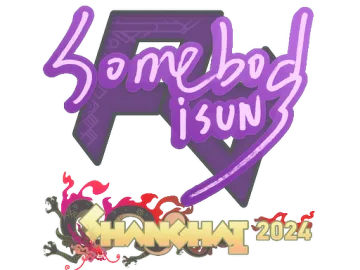 Sticker | somebody | Shanghai 2024