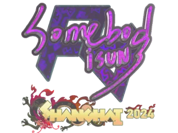 Sticker | somebody (Holo) | Shanghai 2024