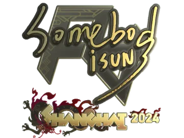 Sticker | somebody (Gold) | Shanghai 2024