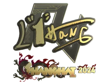 Sticker | L1haNg (Gold) | Shanghai 2024
