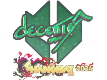 Sticker | decenty (Glitter) | Shanghai 2024