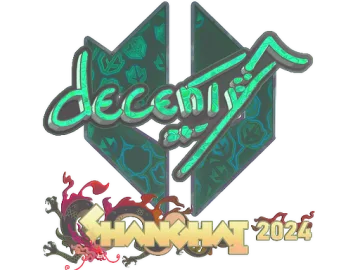 Sticker | decenty (Holo) | Shanghai 2024
