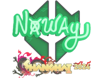 Sticker | noway | Shanghai 2024