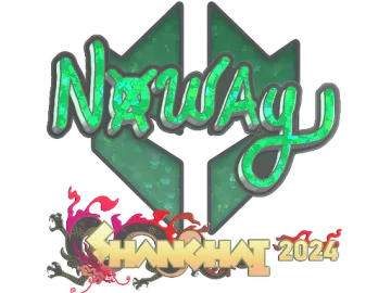 Sticker | noway (Glitter) | Shanghai 2024