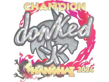 Sticker | donk (Glitter, Champion) | Shanghai 2024