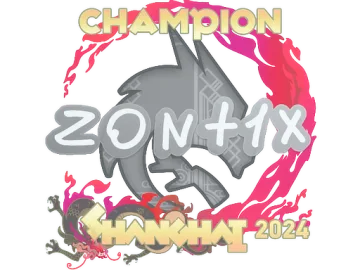 Sticker | zont1x (Champion) | Shanghai 2024