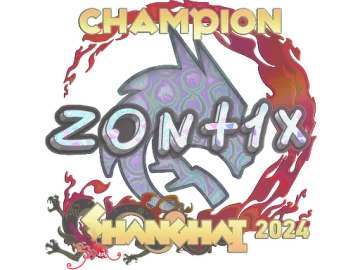 Sticker | zont1x (Holo, Champion) | Shanghai 2024