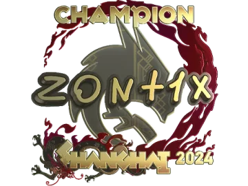 Sticker | zont1x (Gold, Champion) | Shanghai 2024