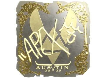 Sticker | apEX (Gold) | Austin 2025