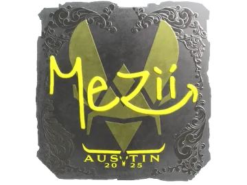 Sticker | mezii (Foil) | Austin 2025