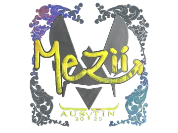 Sticker | mezii (Holo) | Austin 2025