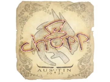 Sticker | chopper | Austin 2025