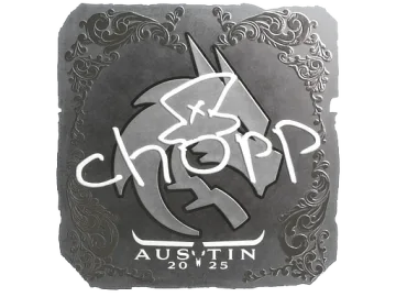 Sticker | chopper (Foil) | Austin 2025