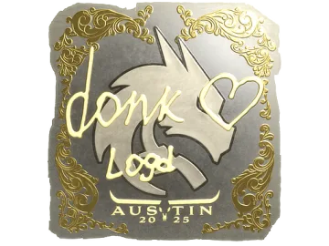 Sticker | donk (Gold) | Austin 2025