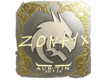Sticker | zont1x (Gold) | Austin 2025