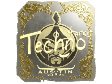 Sticker | Techno4K (Gold) | Austin 2025