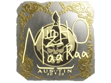 Sticker | mzinho (Gold) | Austin 2025