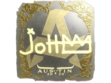 Sticker | jottAAA (Gold) | Austin 2025