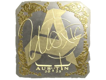 Sticker | woxic (Gold) | Austin 2025