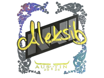 Sticker | Aleksib (Holo) | Austin 2025
